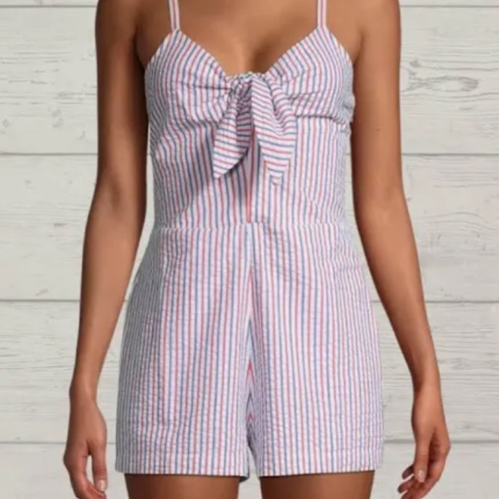 Vineyard Vines Seersucker Firework Sparkler Romper